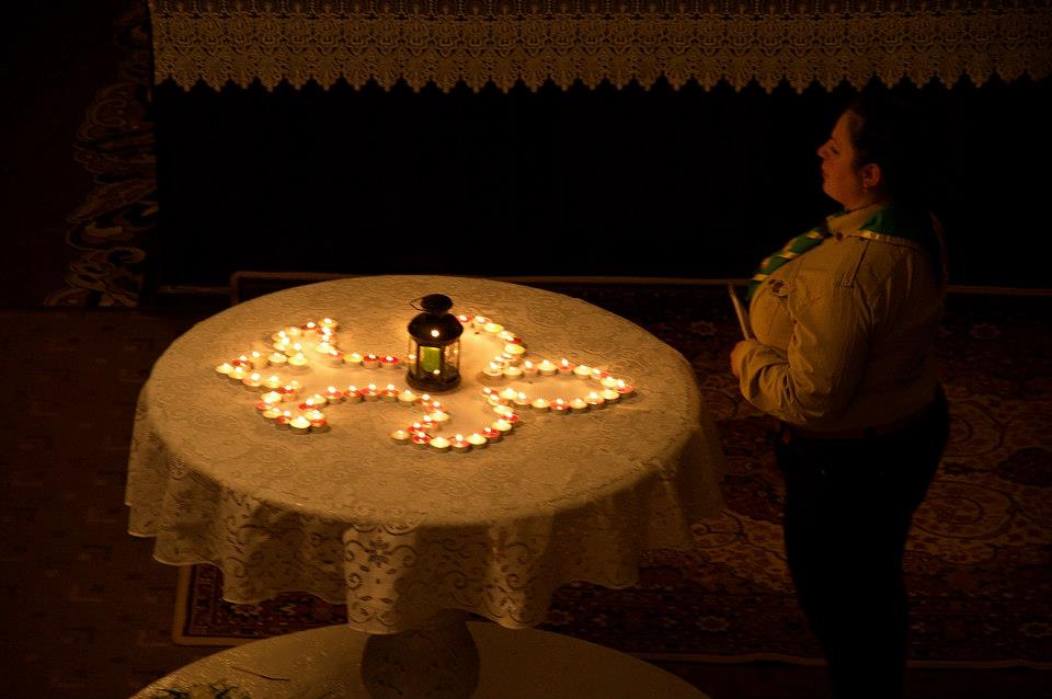 A betlehemi láng kárpátaljai központi fogadása Tiszasalamonban